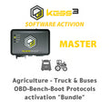 Alientech - KESS3MA012 - KESS3 Master - Agriculture - Truck & Buses OBD-Bench-Boot Protocols activation "Bundle"