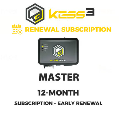 Alientech - KESS3 Master - 12-month subscription – Early renewal
