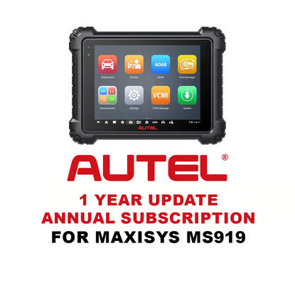 Autel 1 Year Update Subscription for MaxiSYS MS919