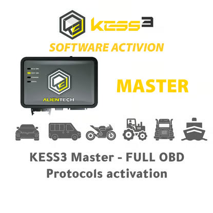 Alientech - KESS3MAB01 - KESS3 Master - FULL OBD Protocols activation
