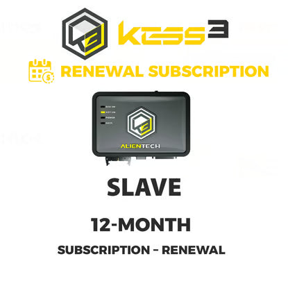 Alientech - KESS3 Slave - 12-month subscription – Renewal