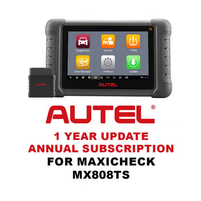 Autel 1 year Annual subscription for MaxiCheck MX808TS