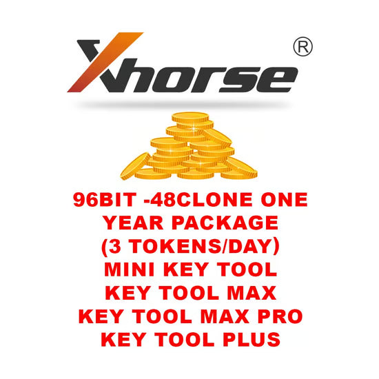Xhorse - 96bit 48-clone One Year Package (3 tokens/day)
